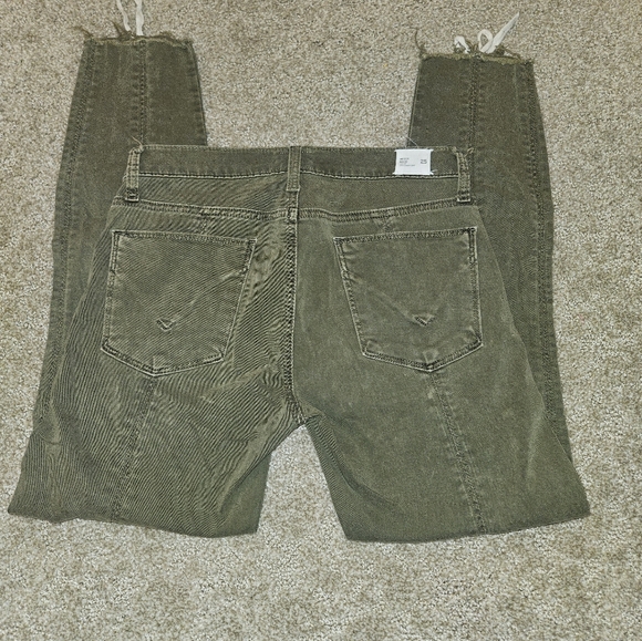HUDSON JEANS Nico Lace-up Military Green Pants MRSP $235 - Picture 3 of 6